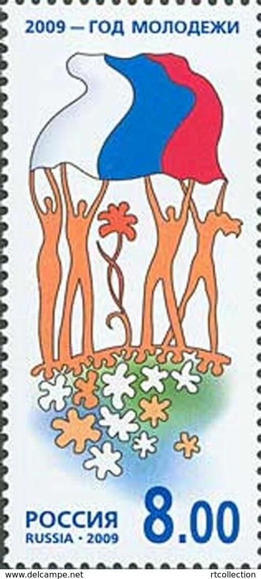 Russia 2009 - One The Year Of Youth Flag Of Russian Celebrations Childhood Stamp MNH Michel 1557 SC 7148 - Other & Unclassified