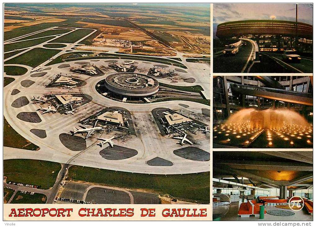 Val D´Oise  : Réf : B 12- 3323 : Roissy En France Aéroport  Charles De Gaulle - Roissy En France