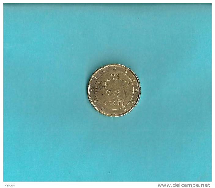 EURO ESTONIA 20 CENT. 2011 - Estonie