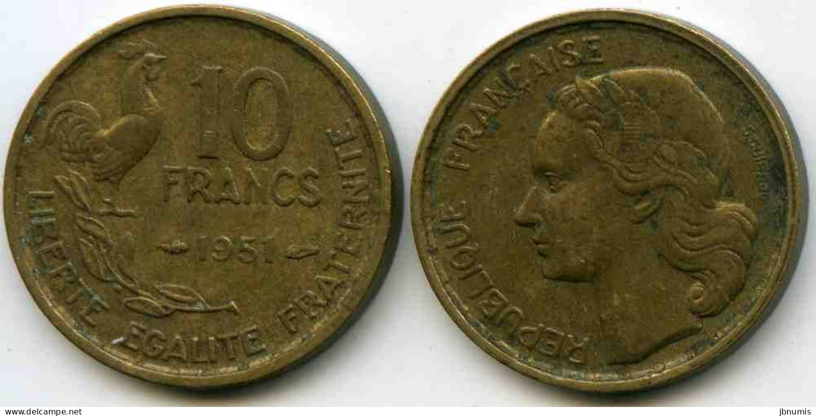 France 10 Francs 1951 GAD 812 KM 915.1 - 10 Francs