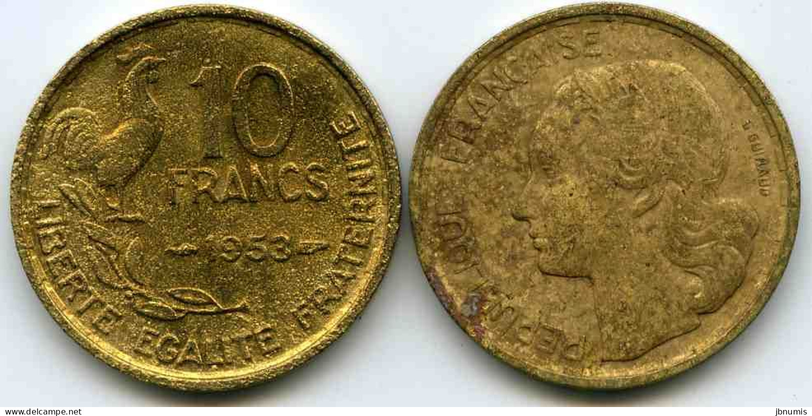 France 10 Francs 1953 GAD 812 KM 915.1 - 10 Francs