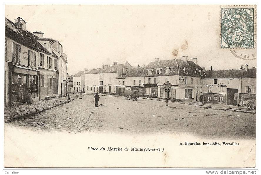 78 . MAULE . Place Du Marche - Maule