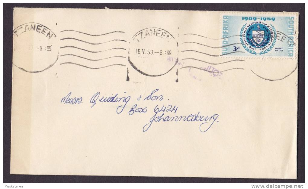 South Africa TRUCK & FARM EQUIPMENT, TZANEEN 1959 Cover To JOHANNESBURG (2 Scans) - Storia Postale