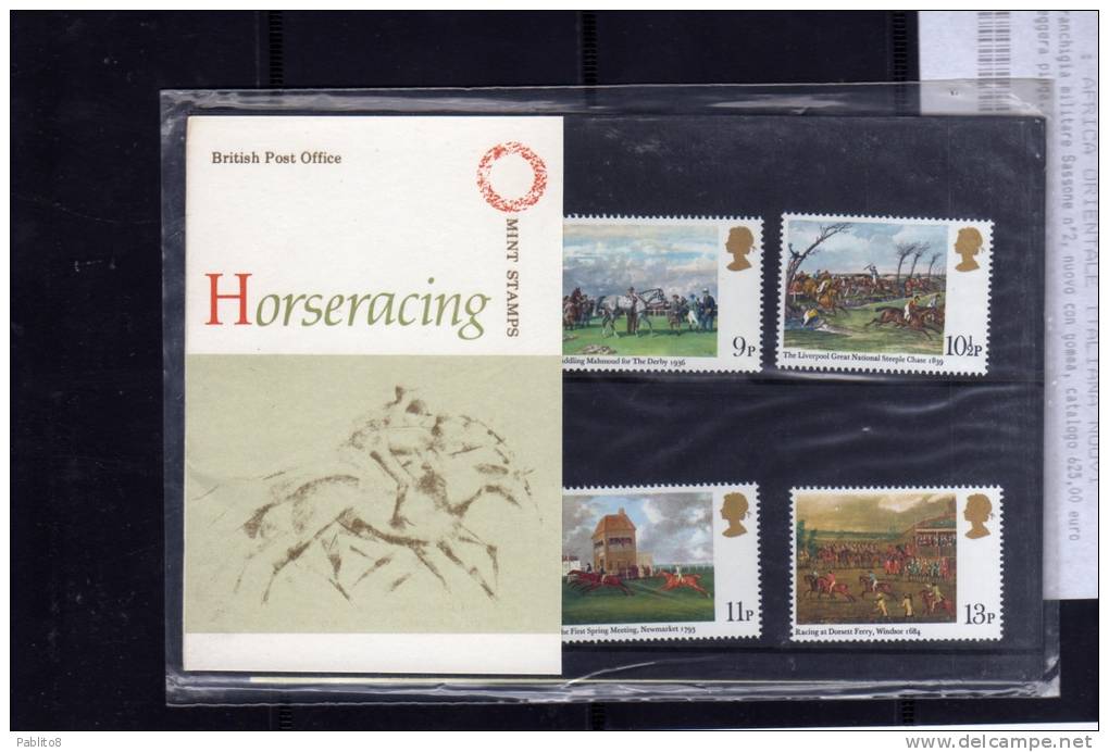 GREAT BRITAIN 1979 - GRAN BRETAGNA HORSERACING - CORSE DEI CAVALLI MNH - Presentation Packs