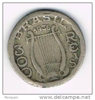 Moneda BRASIL, 300 Reis 1936 - Brésil