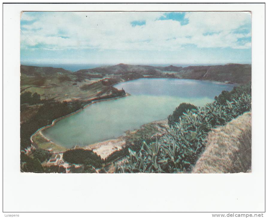 Portugal Cor 17550 - AÇORES - AZORES - SÃO MIGUEL -  UM ASPECTO DA LAGOA DAS FURNAS - Açores