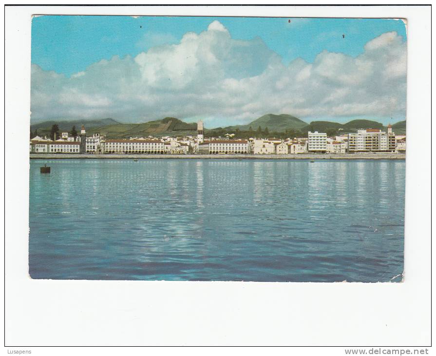 Portugal Cor 17552 - AÇORES - AZORES - SÃO MIGUEL - PONTA DELGADA  - UMA VISTA DA CIDADE - Açores