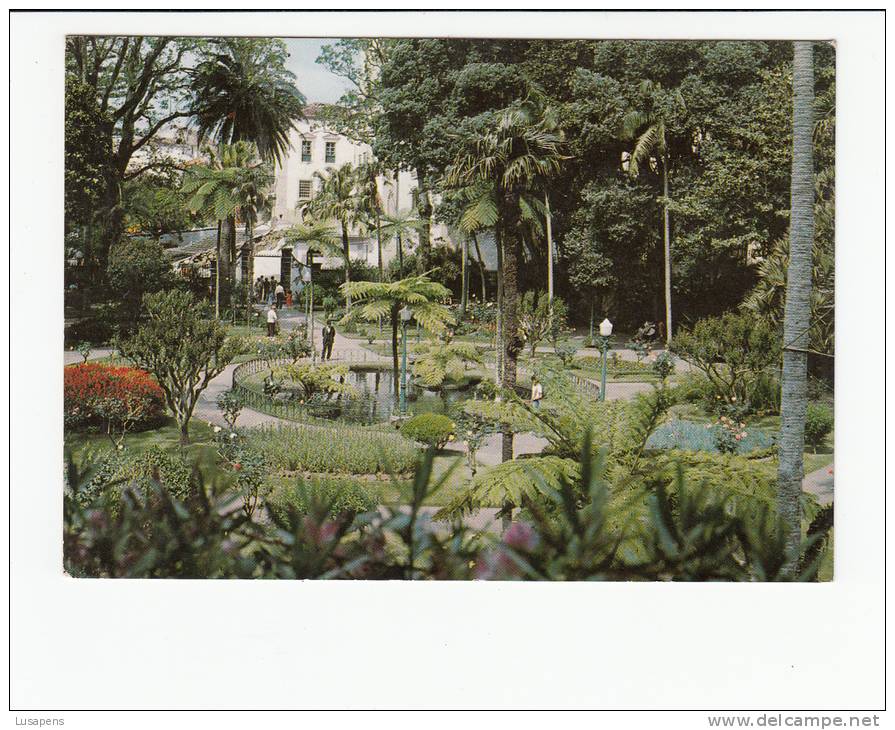 Portugal Cor 17568 - AÇORES - AZORES - ILHA TERCEIRA - VISTA PARCIAL DO JARDIM DE ANGRA - Açores