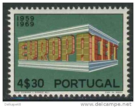 Portugal 1969 Mi 1072 YT 1053 SG 1358 ** „EUROPA“ + „CEPT“ In The Form Of Temple / Tempelform - 1969