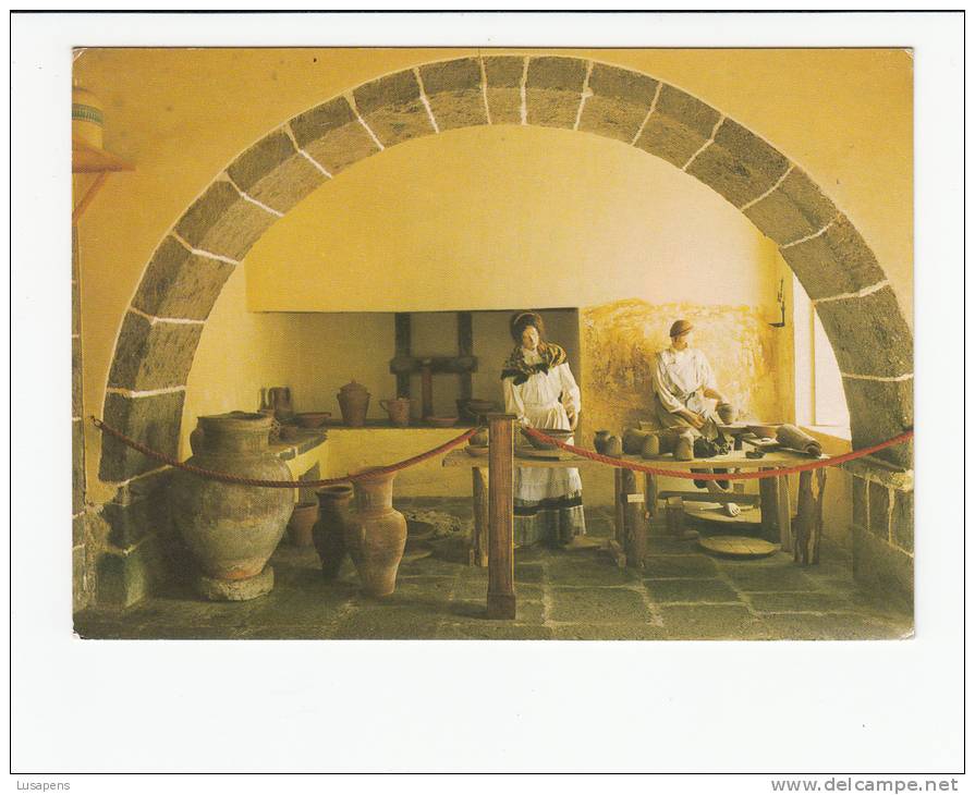 Portugal Cor 17574 - AÇORES - AZORES - SÃO MIGUEL - PONTA DELGADA - ETNOGRAFIA REGIONAL OLARIA POTERIE POTTERY - Açores