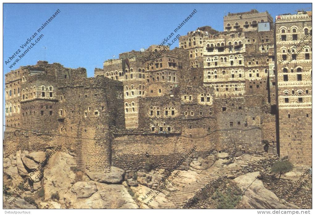 YEMEN : View Of Al Hajarah Manakha - Yemen