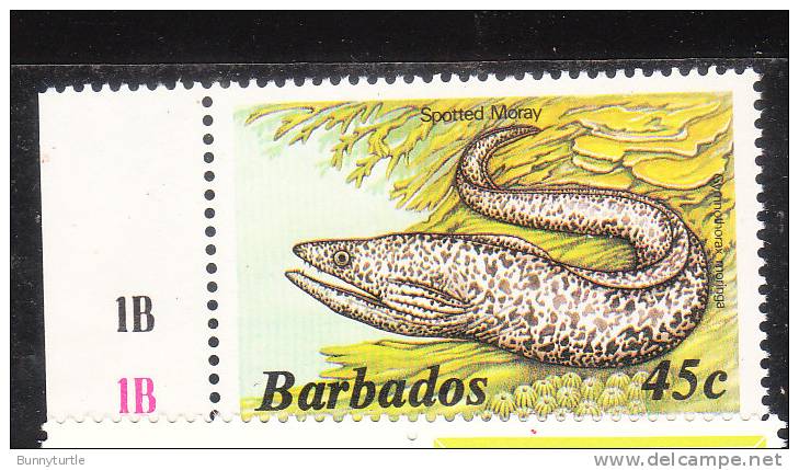 Barbados 1985 Marine Life Fish 45c MNH - Barbados (1966-...)