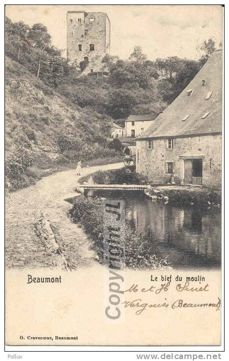 Cpa: BEAUMONT " Le Bief Du Moulin" - Beaumont