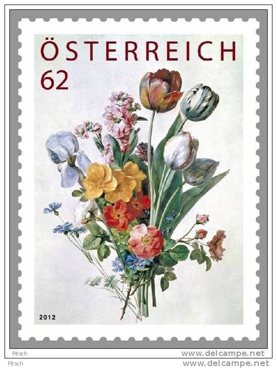 Österreich - Blumenstrauß - Treuebonusmarke 2011 - Ongebruikt