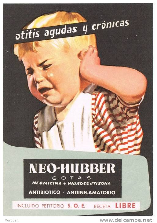 Tarjeta Publicidad NEO HUBBER, Farmacia Y Medicina. BARCELONA - Publicités