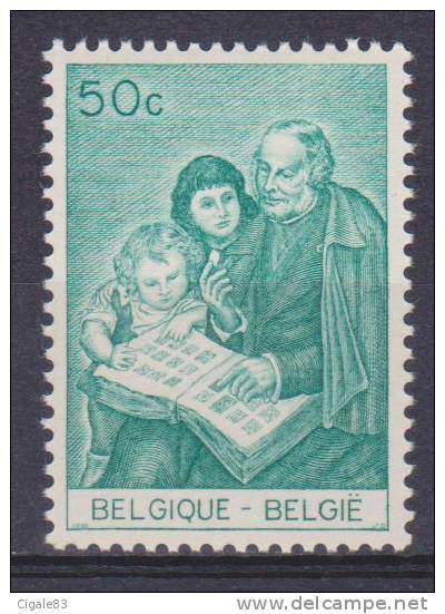 Belgique N° 1327 ** Sir Rowland Hill (G-B) - Inventeur Du Timbre-poste - Peinture De Van Den Bussche - 1965 - Nuovi