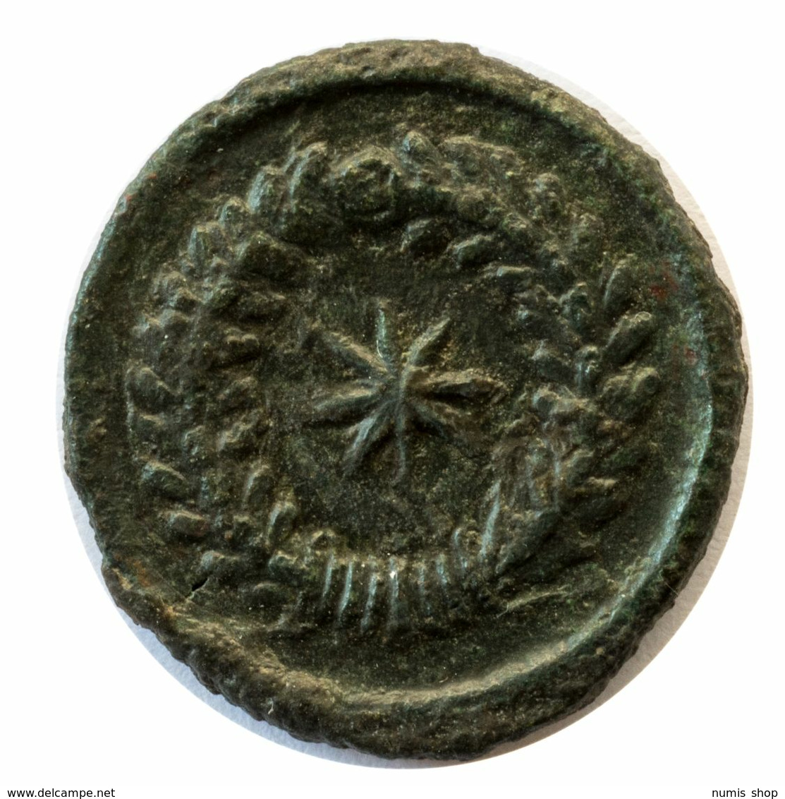 Roman Empire - #118 - Fausta - !!!! Stern In Lobeerkranz !!!! - XF! - La Tetrarchía Y Constantino I El Magno (284 / 307)