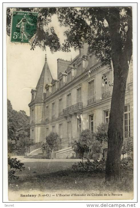 SANTENY  - L'Escalier D'Honneur Du Château De La Perrière. - Santeny