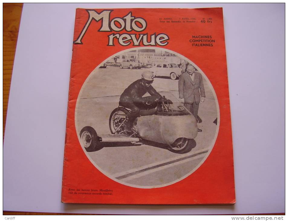 Moto Revue 1284 De 1956 : Machines De Compétition Italiennes. Pub Norton, Scooterrot.Salon Genève. La Montésa Brio... - Motorrad