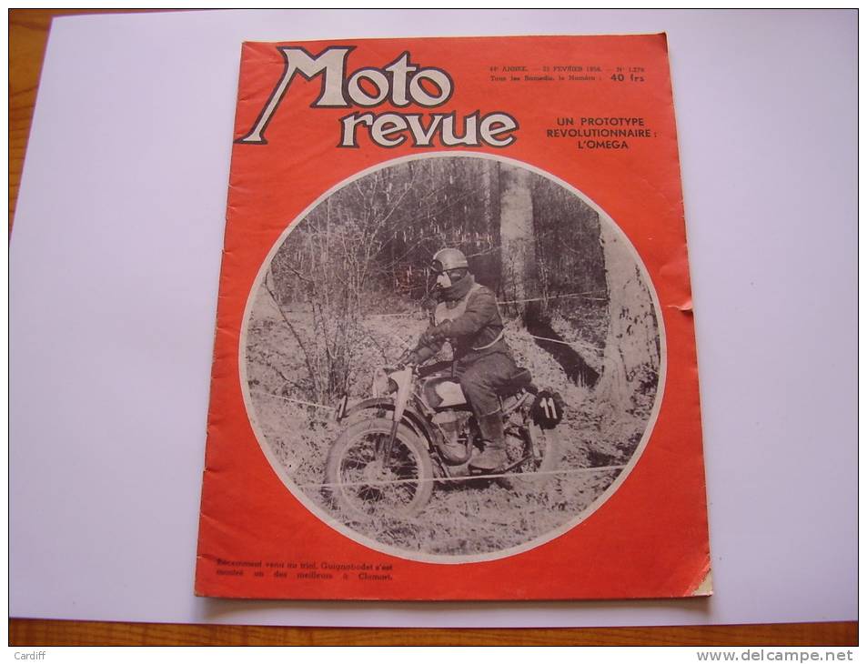 Moto Revue 1278 De 1956 : Un Prototype Révolutionnaire : L´OMEGA. Ariel. Clamart. Le Variomatic..... - Moto