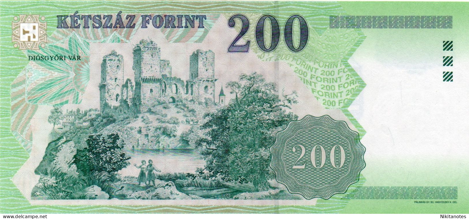 Hungary 200 Forint 2006 Ungheria 200 Fiorini 2006 Banca Magiara Nemzeti  Re Karoly Robert Castle Oktober 1956 UNC - Hongrie