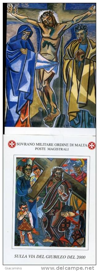 Serie Di  10 Cartoline  Nuove  Numerate- Con  Contenitori  Dello SMOM  Sulla  Via  Del  Giubileo  Del  2000- - Altri & Non Classificati