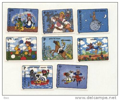 Mint Stamps Animation 1989 From Romania - Unused Stamps