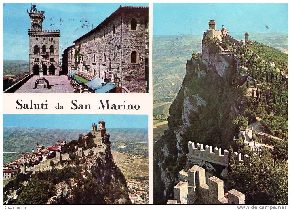 SAN MARINO - 1964 - Usato - Cartolina Affrancata E Viaggiata - Cartas & Documentos