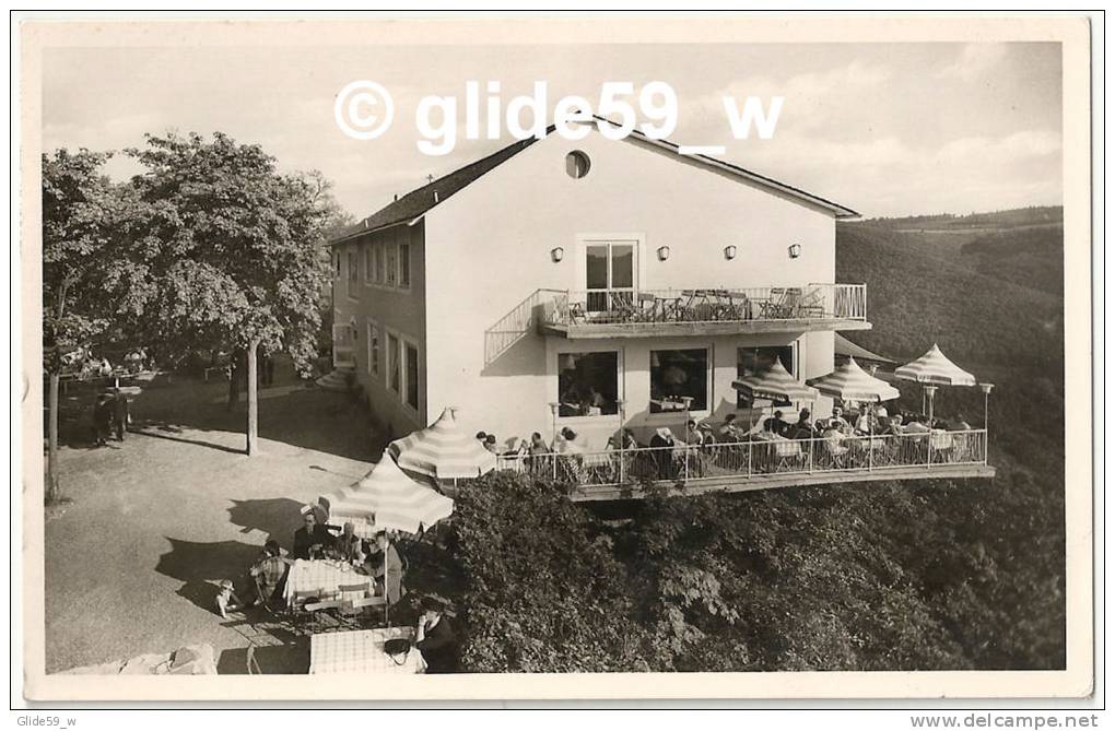 Berghotel Concordiaturm - Blick Vom Aussichtsturm Auf Berghotel M. Terrasse (animée) - Bad Ems