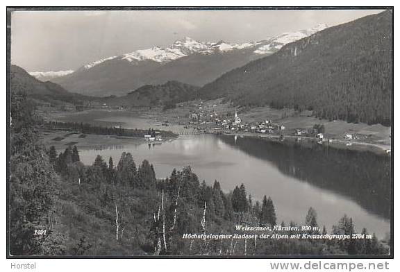 Austria - 9762 Weißensee - Mit Kreuzeckgruppe (50er Jahre) - Weissensee