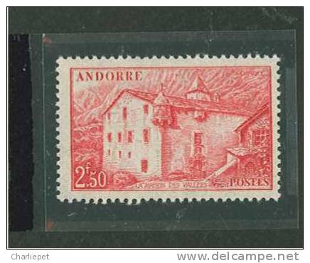 Andorra French Scott # 90 MH La Maison Des Vallees Catalogue $5.25 - Neufs