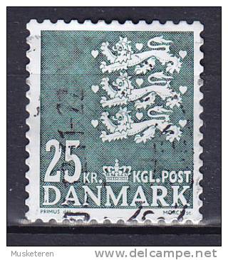 Denmark 2010 Mi. 1619  25.00 Kr Small Arms Of State Kleines Reichswaffen New Engraving Selbstklebende Papier - Used Stamps