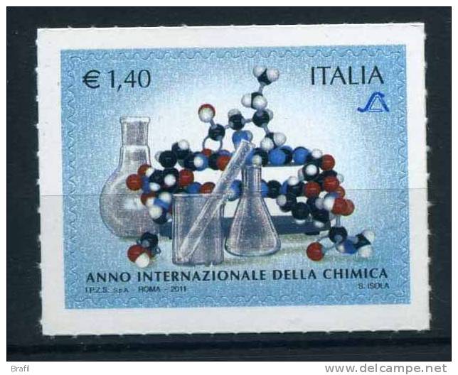 2011 Italia, Anno Internazionale Della Chimica, Serie Completa Nuova (**) - 2011-20: Mint/hinged
