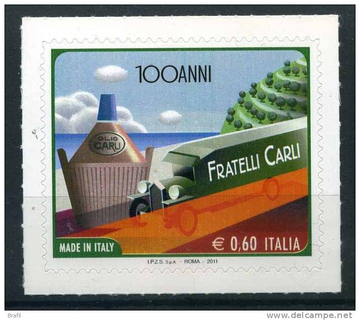 2011 Italia, Fratelli Carli Olio, Serie Completa Nuova (**) - 2011-20: Mint/hinged