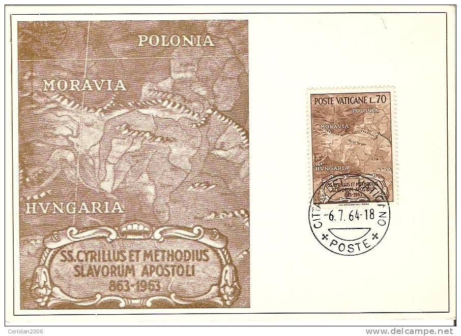 Vatican / Maxi Card / St. Cyril And Methodius - Théologiens