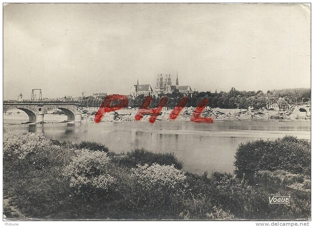 Orléans - Ruines Du Pont De Chemin De Fer, Ref 1202-382 - Orleans