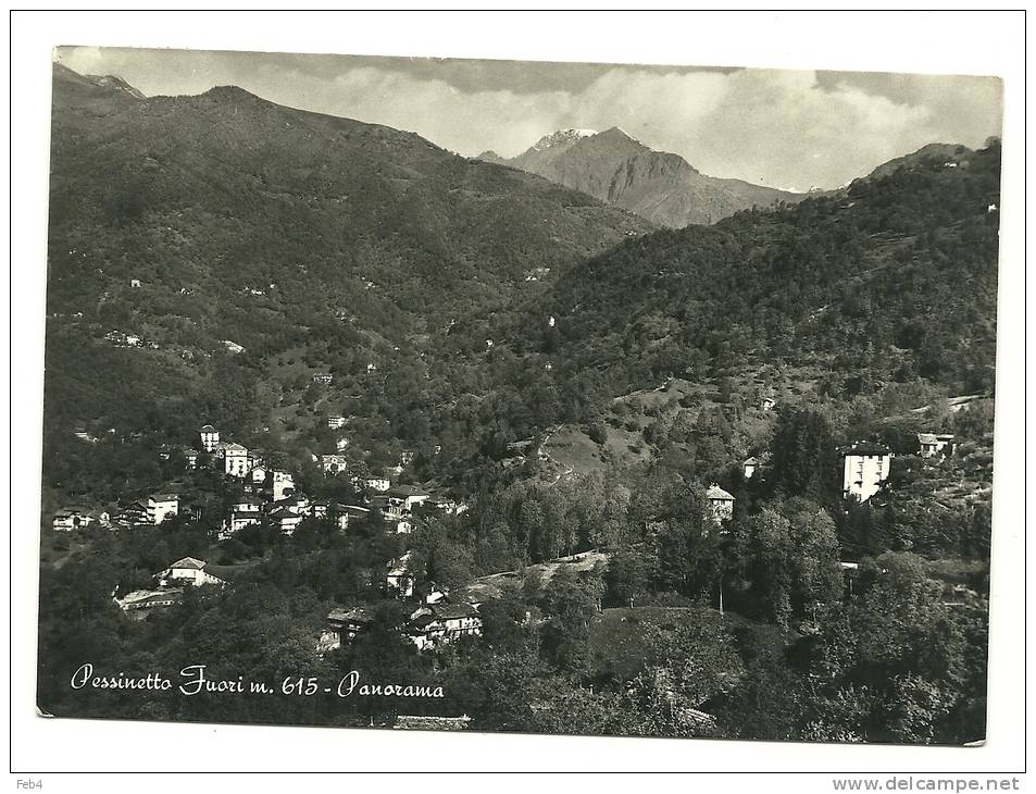 PESSINETTO FUORI - PANORAMA -  VIAGGIATA 1955  *(pie293) - Altri & Non Classificati