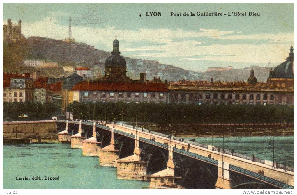 LYON /// Pont De La Boucle Et Entrée Du Parc De La Tête D´Or /// Scans R° Et V°   --- Belle Carte --- - Lyon 8