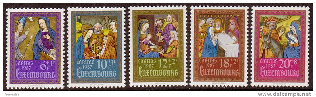 Luxembourg - 1987 - Y&T 1135 à 1139 ** (MNH) - Caritas - Ungebraucht