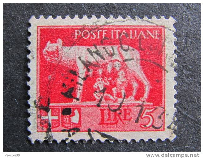 ITALIA (Regno)-1929- "Imperiale" £. 5 US° (descrizione) - Usati