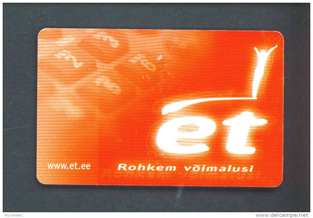 ESTONIA  -  Chip Phonecard As Scan - Estonia