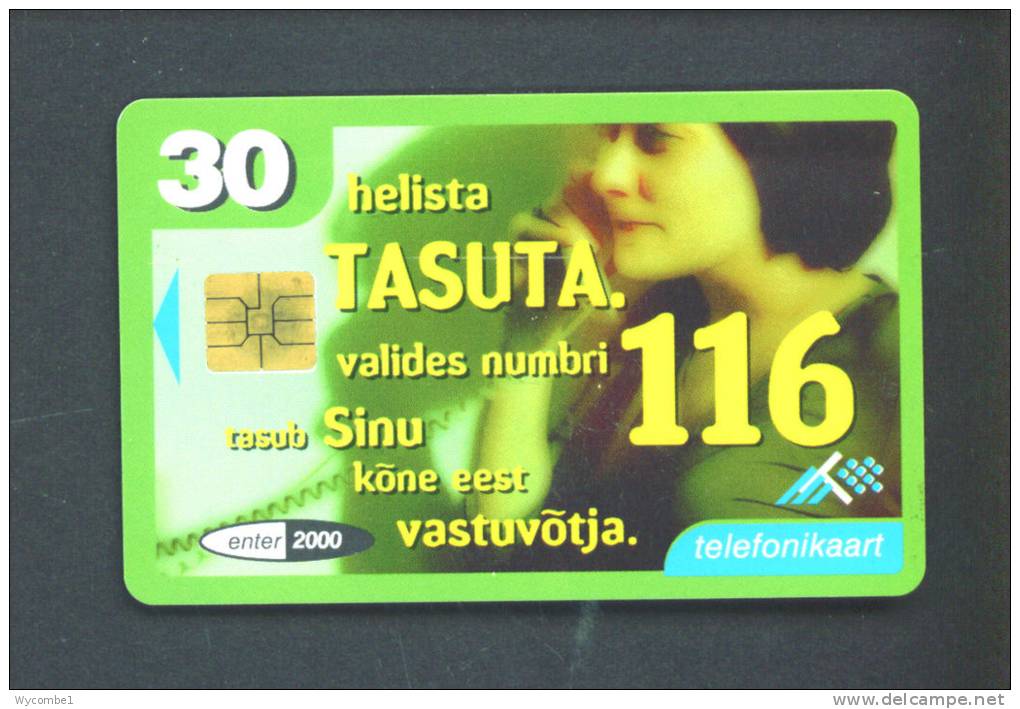 ESTONIA  -  Chip Phonecard As Scan - Estonia