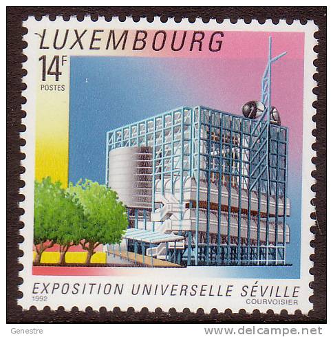 Luxembourg - 1992 - Y&T 1247 ** (MNH) - Exposition Universelle De Séville - Unused Stamps