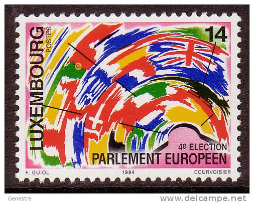 Luxembourg - 1994 - Y&T 1295 ** (MNH) - Parlement Européen - Ungebraucht