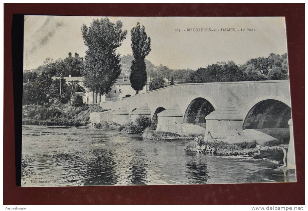 Bouxières-aux-Dames, Le Pont, Animée, Enfants Se Baignant - Autres & Non Classés