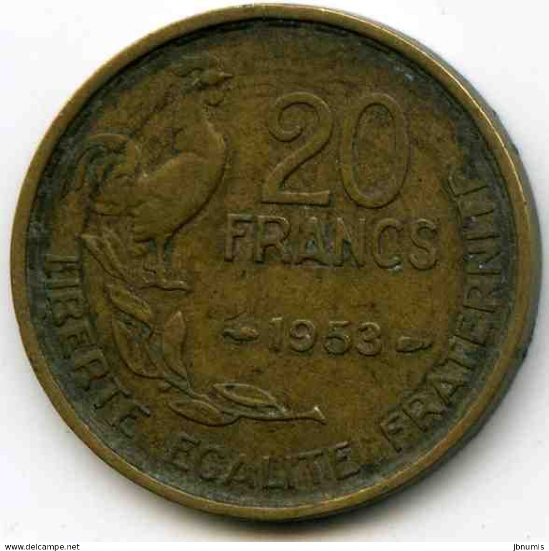 France 20 Francs 1953 GAD 865 KM 917.1 - 20 Francs