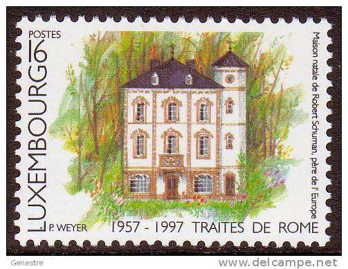 Luxembourg - 1997 - Y&T 1366 ** (MNH) - Traité De Rome - Neufs