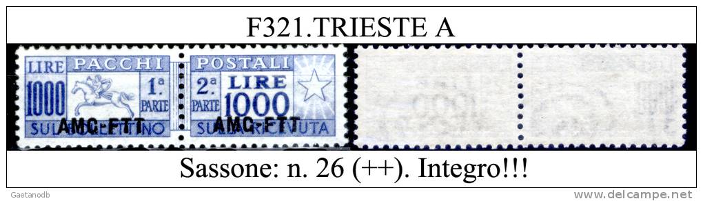 Trieste-A-F0321 - Postal And Consigned Parcels