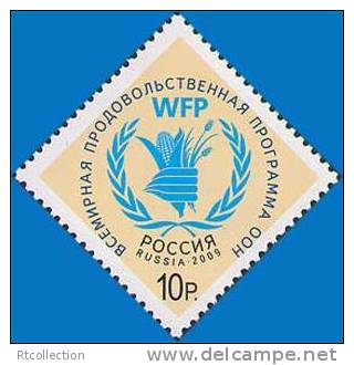Russia 2009 - One Worldwide Food Program UNO Emblem World Food Plan Organizations Agriculture Stamp MNH Michel 1604 - Agriculture