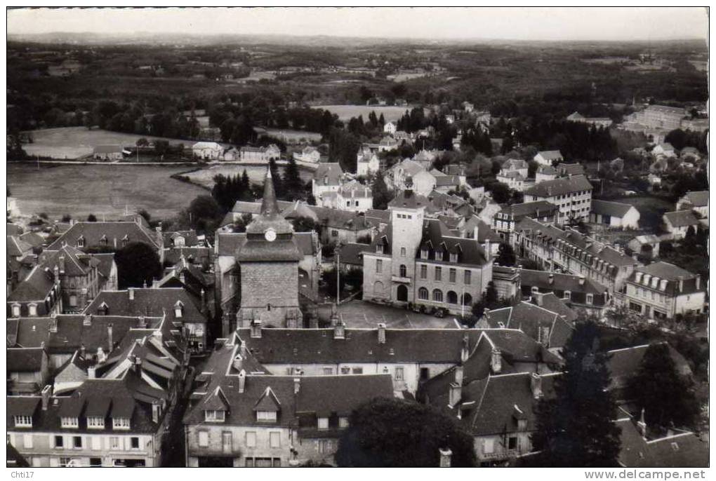 EGLETONS 1960  VUE DU CENTRE VILLE      EDIT   CIM    CIRC  OUI - Egletons